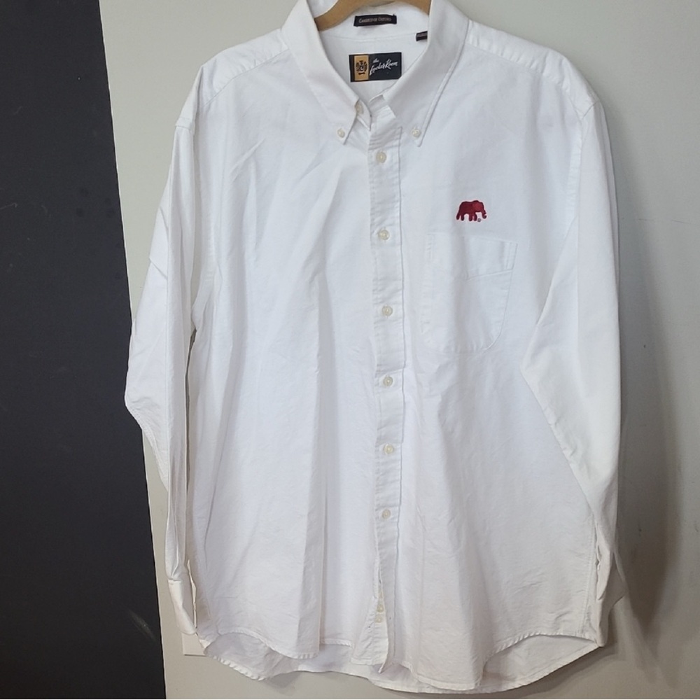 Alabama Dress Shirt with Crisp Cotton Design & Big Ale Above the Pocket